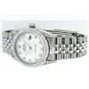 Image 9 : Rolex Stainless Steel MOP VVS Diamond DateJust Men's Watch