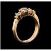 Image 3 : 0.46 ctw Diamond Ring - 14KT Rose Gold