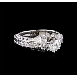 1.15 ctw Diamond Ring - 18KT White Gold