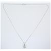 Image 8 : 0.81 ctw Diamond Pendant - 14KT White Gold