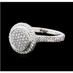 14KT White Gold 0.80 ctw Diamond Ring