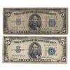 Image 1 : 1934 $5 Silver Certificate Currency Lot of 2