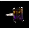 Image 1 : 16.70 ctw Ametrine and Diamond Ring - 14KT White Gold
