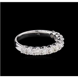 14KT White Gold 0.88 ctw Diamond Ring