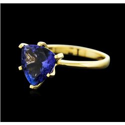 18KT Yellow Gold 4.82 ctw Tanzanite Ring