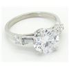 Image 5 : GIA Cert 2.64 ctw Diamond Ring - Platinum