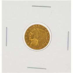 1912 $2.50 XF Indian Head Quarter Eagle Gold Coin