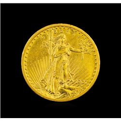 1907 $20 St. Gaudens Double Eagle Gold Coin