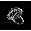Image 3 : 47.31 ctw Blue Sapphire Ring - 14KT White Gold