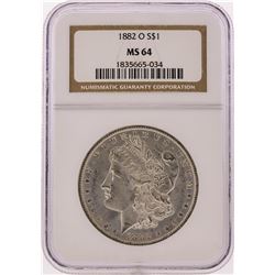 1882-O NGC  MS64 Morgan Silver Dollar
