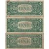 Image 2 : 1957 $1 Star Note Silver Certificate Currency Lot of 3