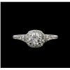 Image 1 : 0.99 ctw Diamond Ring - 14KT White Gold