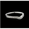 Image 1 : 0.15 ctw Diamond Ring - 14KT White Gold