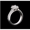 Image 3 : 1.02 ctw Diamond Ring - 14KT White Gold