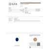 Image 7 : GIA Cert 6.48 ctw Sapphire and Diamond Ring - 14KT White Gold