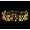 Image 2 : Link-Style Bracelet - 18KT Yellow Gold