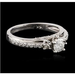 14KT White Gold 0.67 ctw Diamond Ring