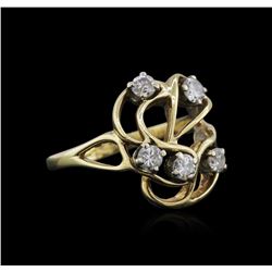 14KT Yellow Gold 0.50 ctw Diamond Ring