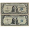 Image 3 : 1957 $1 Star Note Silver Certificate Currency Lot of 5