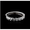 Image 1 : Platinum 0.50 ctw Diamond Ring