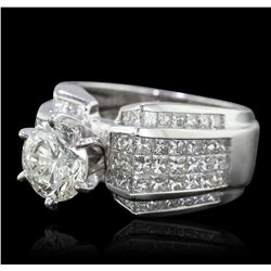 18KT White Gold 4.35 ctw Diamond Ring