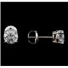 Image 2 : 1.43 ctw Diamond Stud Earrings - 14KT White Gold