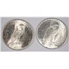Image 2 : ( 2 ) 1922 CHOICE BU PEACE SILVER DOLLARS