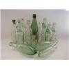 THIRTEEN GLASS ADVERTISING BOTTLES, 19th century and later, including Allsopp's, Schweppes, Henso...