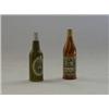 TWO NOVELTY BREWERY ADVERTISING LIGHTERS, Keo Brandy and Bergdorf Bier, height 6cm (2)...