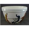 A GUINNESS ADVERTISING MIXING BOWL, transfer printed ring master and animals, maker T.G.Green, di...
