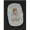 Image 1 : AN IND COOPE ADVERTISING ASHTRAY, transfer printed portrait of Queen Alexandra, length 11cm  30-4...