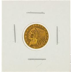 1912 $2 1/2 Indian Head Quarter Eagle Gold Coin