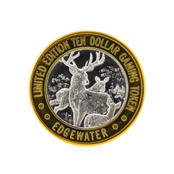 .999 Silver Edgewater Hotel & Casino Laughlin, NV $10 Casino Token Limited Editi