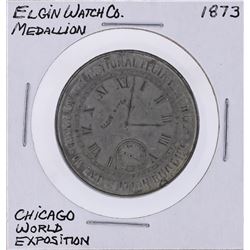 1873 Chicago World Exposition Elgin Watch Co Medallion