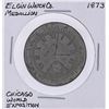 Image 1 : 1873 Chicago World Exposition Elgin Watch Co Medallion