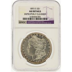 1893-S $1 Morgan Silver Dollar NGC Graded AU
