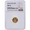 Image 1 : 2016 $5 American Gold Eagle Coin NGC Graded MS70