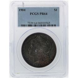 1904 $1 Morgan Silver Dollar Coin PCGS Graded PR64