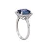 Image 3 : 14KT White Gold 3.48ct Tanzanite and Diamond Ring