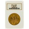 Image 1 : 1911-D $20 St. Gaudens Double Eagle Gold Coin NGC MS63