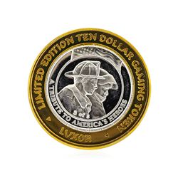 .999 Silver The Luxor Las Vegas, Nevada $10 Casino Gaming Token Limited Edition