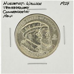 1924 Huguenot-Walloon Tercentary Commemorative Half Dollar Coin