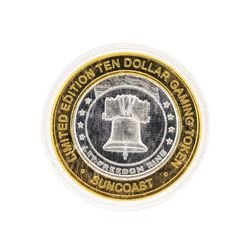 .999 Silver Suncoast Las Vegas, Nevada $10 Casino Gaming Token Limited Edition