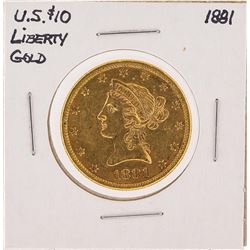 1881 $10 Liberty Head Eagle Gold Coin