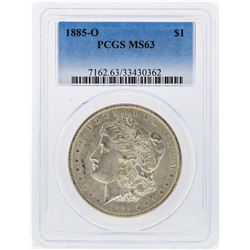 1885-O $1 Morgan Silver Dollar PCGS Graded MS63