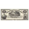 Image 1 : 1800s $3 The Citizens Bank of Louisiana Obsolete Bank Note