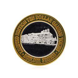 .999 Silver Boulder Station Hotel Casino Las Vegas, NV $10 Limited Casino Token