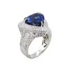 Image 3 : 14KT White Gold GIA 8.97ct Tanzanite and Diamond Ring