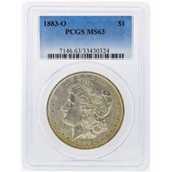 1883-O $1 Morgan Silver Dollar PCGS Graded MS63
