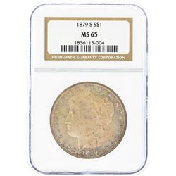 1879-S $1 Morgan Silver Dollar NGC Graded MS65